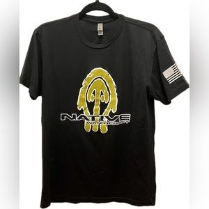 Native Watermark T-Shirt, Black, Medium